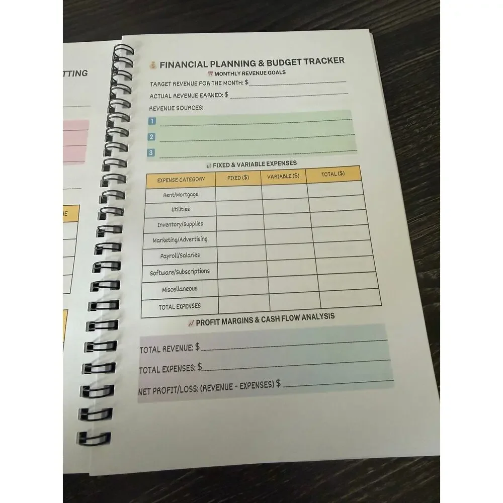 NWOT Small Business Planner Undated